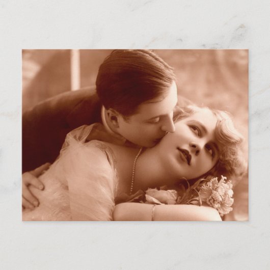 De kus briefkaart (Voorkant)