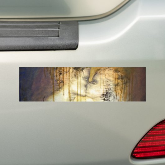 De Kus Bumpersticker (Op auto)