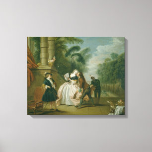 De kus canvas afdruk