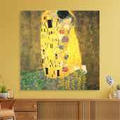 De kus canvas afdruk (Insitu (Woonkamer))