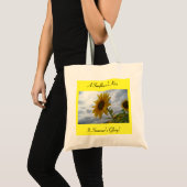 De kus Canvas tas van een zonnebloem (Voorkant (product))