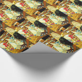 De Kus (Close-up) - Schilderij van Gustav Klimt Cadeaupapier (Hoek)