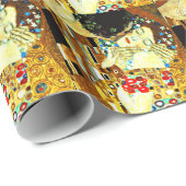 De Kus (Close-up) - Schilderij van Gustav Klimt Cadeaupapier (Rol Hoek)