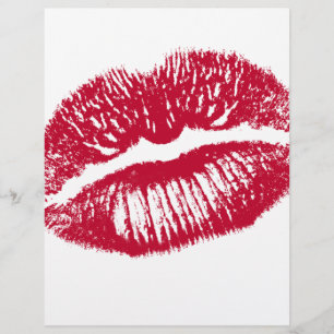 De kus, de rode lips