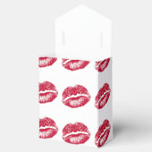De kus, de rode lips bedankdoosjes (Geopend)