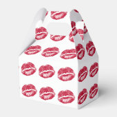 De kus, de rode lips bedankdoosjes (Voorkant Zijde)