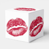 De kus, de rode lips bedankdoosjes (Achterkant)