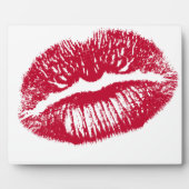 De kus, de rode lips fotoplaat (Voorkant)