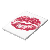 De kus, de rode lips notitieblok (Linkerzijde)