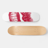 De kus, de rode lips skateboard (Horizontaal)