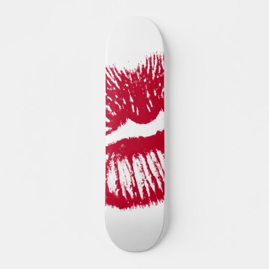 De kus, de rode lips skateboard (Voorkant)