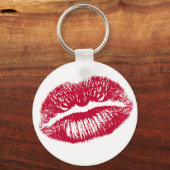De kus, de rode lips sleutelhanger (Voorkant)