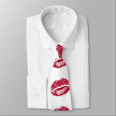 De kus, de rode lips stropdas (Gebonden)