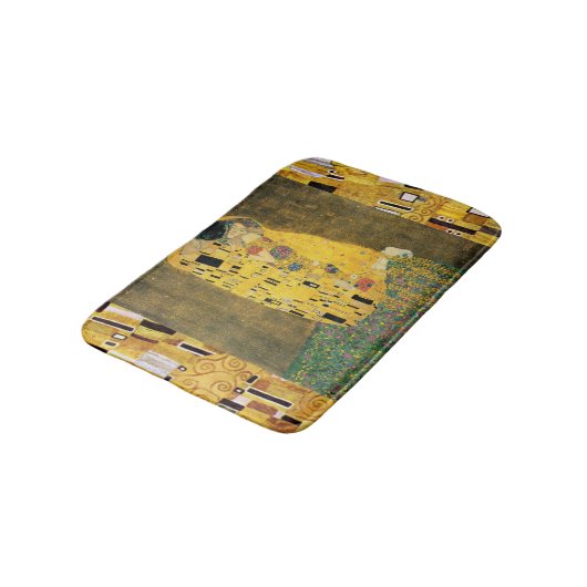 De kus (Der Kuss) van Gustav Klimt, kunst Badmat (Gekanteld)