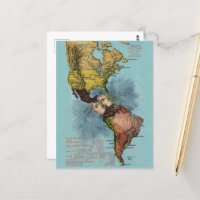 De Kus der Oceanen, Briefkaart kaart