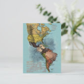 De Kus der Oceanen, Briefkaart kaart (Staand voorkant)