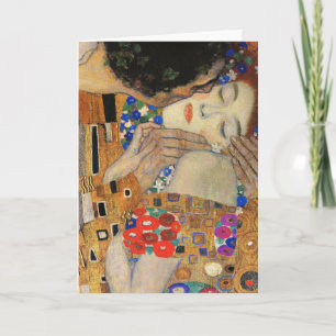 De Kus (Detail) Gustav Klimt Kaart