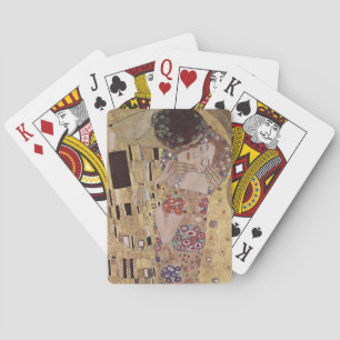 De Kus Detail - Gustav Klimt Pokerkaarten