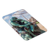 De Kus door Auguste Rodin bij de Tuileries, Parijs Magneet (Rechterzijde)