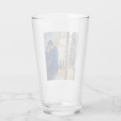 De Kus (door Edvard Munch) Glas (Achterkant)