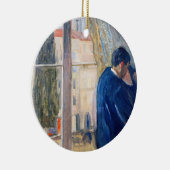 De kus (door Edvard Munch) Keramisch Ornament (Rechts)