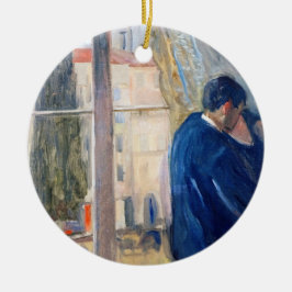 De kus (door Edvard Munch) Keramisch Ornament