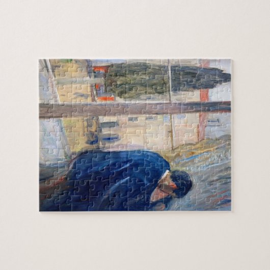 De Kus (door Edvard Munch) Legpuzzel (Horizontaal)