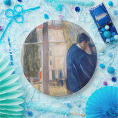 De Kus (door Edvard Munch) Papieren Bordje (Feest)