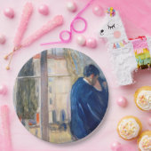 De Kus (door Edvard Munch) Papieren Bordje (Feest)