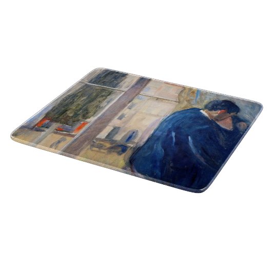 De Kus (door Edvard Munch) Snijplank (Hoek)