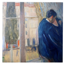 De Kus (door Edvard Munch) Tegeltje