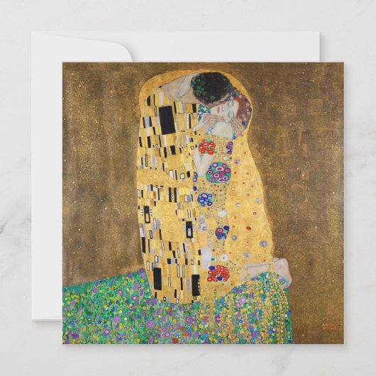De Kus door Gustav Klimt (Voorkant)