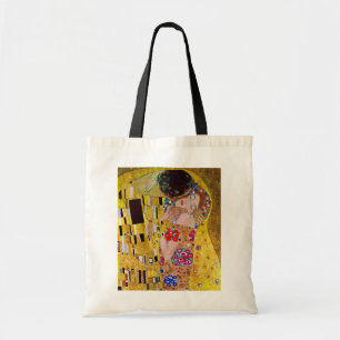 De Kus door Gustav Klimt, Vintage Art Nouveau Tote Bag