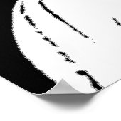 De Kus door Moonlight en Oceaan Poster (Hoek)