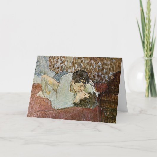 De kus feestdagen kaart (Voorkant)