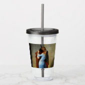 De kus Francesco Hayez Acryl Drinkbeker (Voorkant)