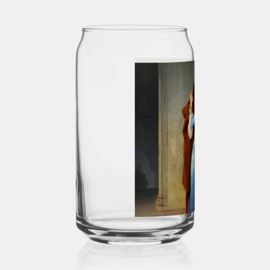 De kus Francesco Hayez Blikvorm Glas (Rechts)