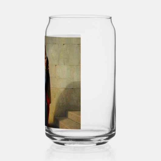 De kus Francesco Hayez Blikvorm Glas (Links)