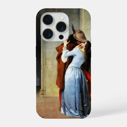 De Kus - Francesco Hayez Il Bacio iPhone Hoesje (Achterkant)