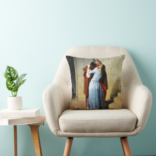 De Kus - Francesco Hayez Il Bacio  Kussen