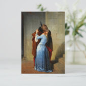De kus Francesco Hayez Informatiekaartje (Staand voorkant)
