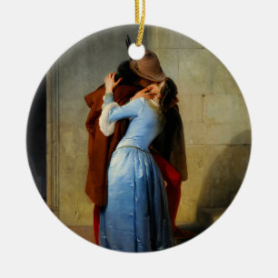 De kus Francesco Hayez Keramisch Ornament