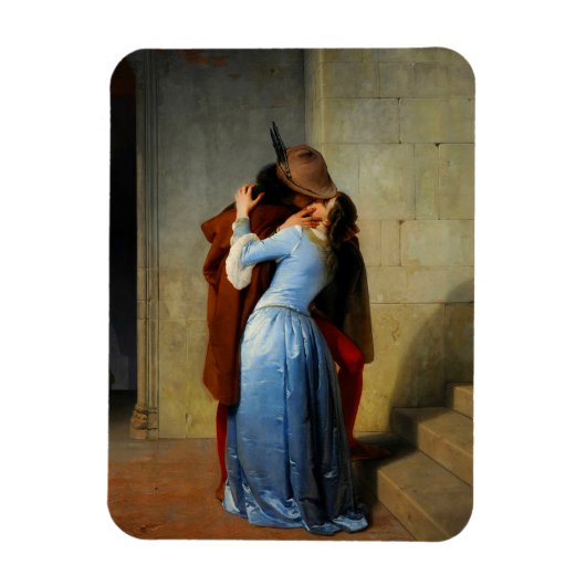De kus Francesco Hayez Magneet (Verticaal)