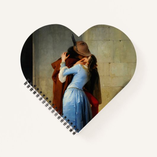 De kus Francesco Hayez Notitieboek (Voorkant)