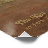 De kus Francesco Hayez Romantic schilderijen CC119 Perfect Poster (Hoek)