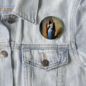 De kus Francesco Hayez Ronde Button 5,7 Cm (In situ)