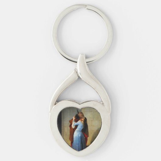 De kus Francesco Hayez Sleutelhanger (Voorkant)