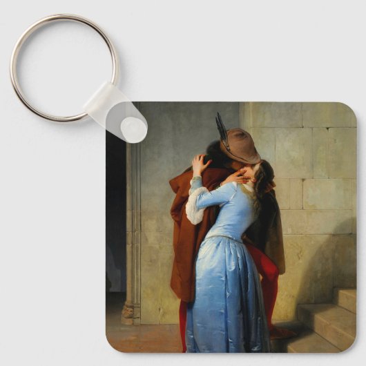 De kus Francesco Hayez Sleutelhanger (Voorkant)