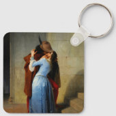 De kus Francesco Hayez Sleutelhanger (Achterkant)