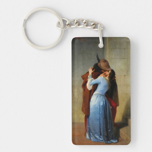 De kus Francesco Hayez Sleutelhanger (Voorkant)
